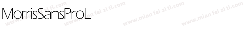 MorrisSansPro Light字体转换